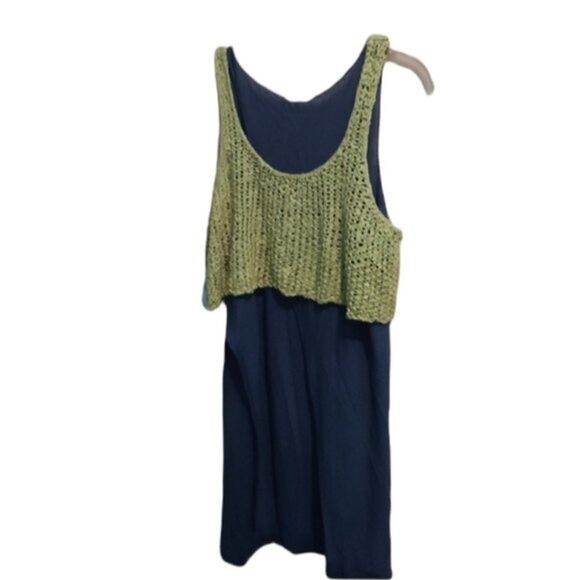 Free People Twotone Layered Tunic in Slate Combo - Picture 5 of 9